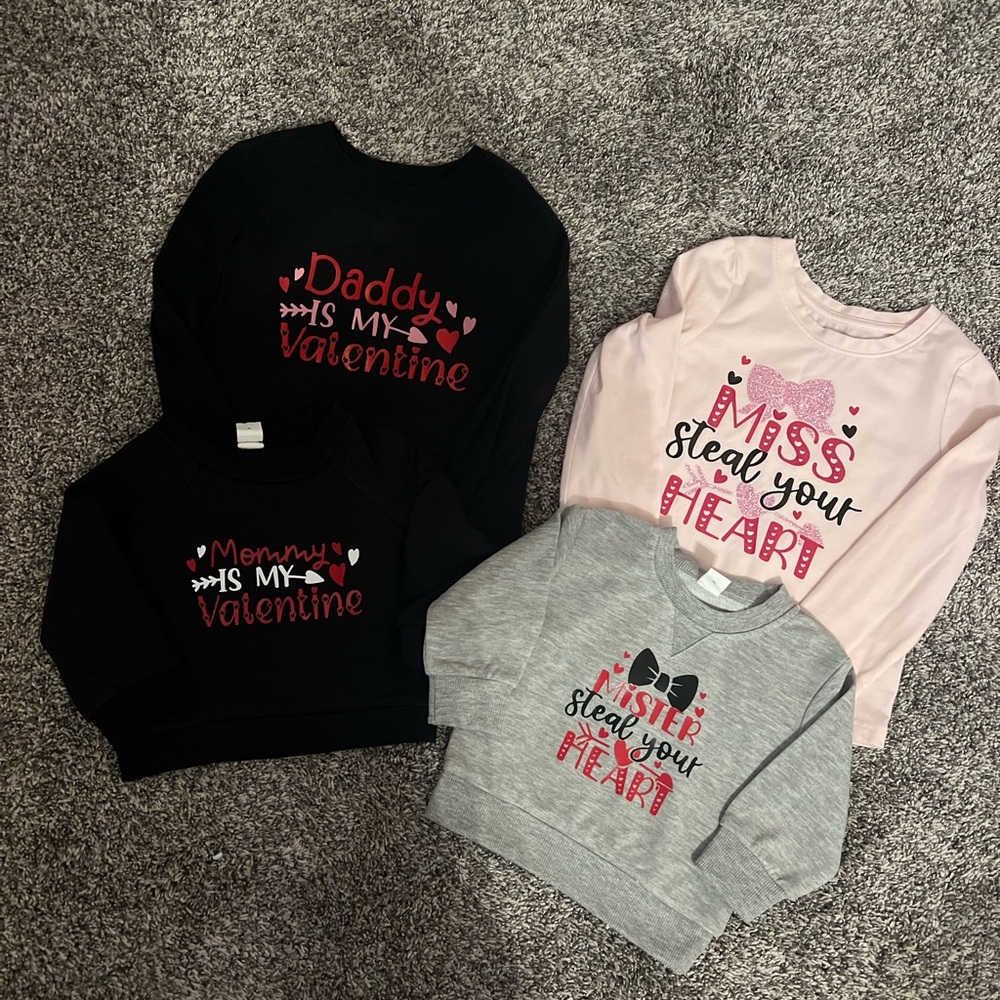 Customized Valentine’s shirts